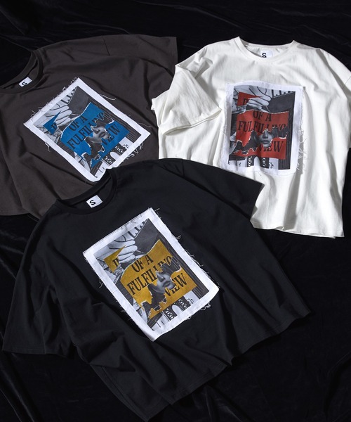 ANEDIST（アンディスト）の「グラフィックプリントTシャツ（Tシャツ/カットソー・メンズ・チャコールグレー/ブラック/ホワイト・L/M）」の19枚目の写真