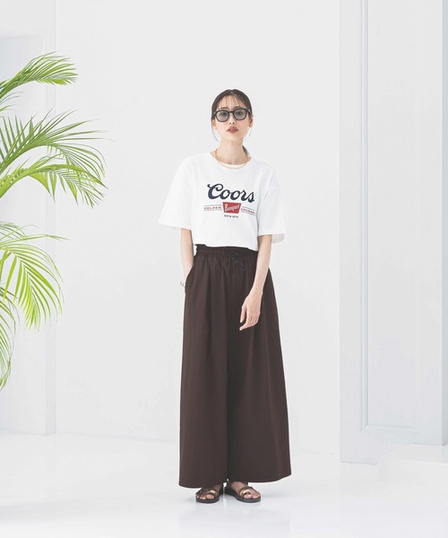 GLOBAL WORK（グローバルワーク）の「Beer＊プリントTシャツ/571294（Tシャツ/カットソー・レディース・オフホワイト/レッド/ダークネイビー・MEDIUM/X-LARGE）」の9枚目の写真