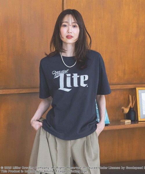 GLOBAL WORK（グローバルワーク）の「Beer＊プリントTシャツ/571294（Tシャツ/カットソー・レディース・オフホワイト/レッド/ダークネイビー・MEDIUM/X-LARGE）」の20枚目の写真