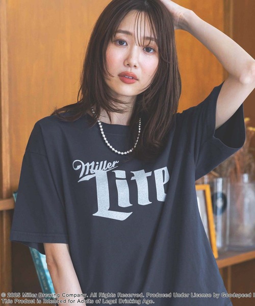 GLOBAL WORK（グローバルワーク）の「Beer＊プリントTシャツ/571294（Tシャツ/カットソー・レディース・オフホワイト/レッド/ダークネイビー・MEDIUM/X-LARGE）」の22枚目の写真