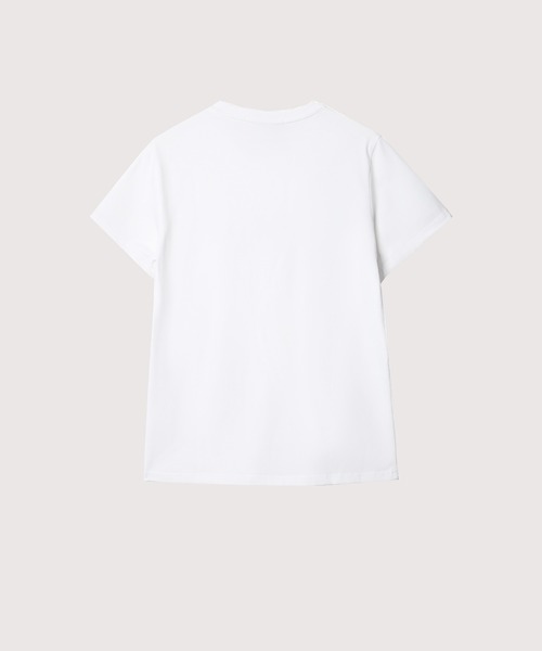 LA POMME petit(ラポミ・プチ)の「PETIT Bow Silhouette T(Tシャツ/カットソー・レディース・ブラック/ホワイト・SMALL/MEDIUM/LARGE)」の4枚目の写真