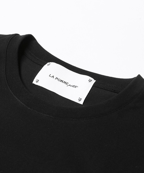 LA POMME petit(ラポミ・プチ)の「PETIT Bow Silhouette T(Tシャツ/カットソー・レディース・ブラック/ホワイト・SMALL/MEDIUM/LARGE)」の5枚目の写真
