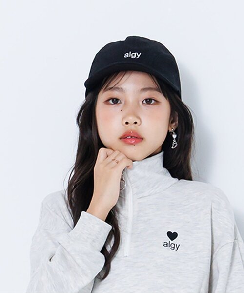 algy(アルジー)の「ロゴシシュウアソートキャップ(キャップ・キッズ・ブラック/アイボリー/カーキ/ブラウン・SMALL/MEDIUM)」の2枚目の写真