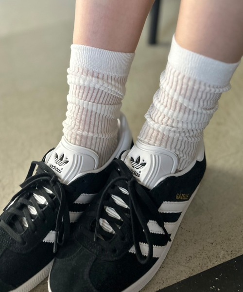 Kotoe（コトエ）の「シンプルシアーリブソックス（ソックス/靴下・レディース・ピンク/ホワイト/イエロー/ブラック/グレー・FREE）」の16枚目の写真