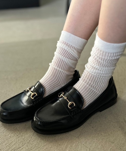 Kotoe（コトエ）の「シンプルシアーリブソックス（ソックス/靴下・レディース・ピンク/ホワイト/イエロー/ブラック/グレー・FREE）」の14枚目の写真