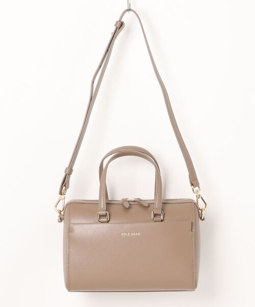 コールハーン 編み込みデザイン ハンドバッグ　ベージュ　レディース　ブランド セール】ザメリットサッチェル womens（ハンドバッグ）｜COLE