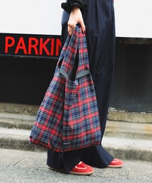 bpr BEAMS | チェック ショッパー L(トートバッグ)