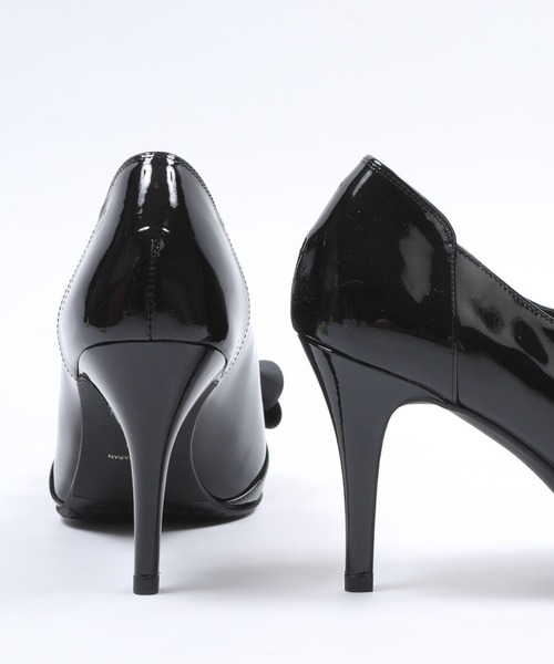 SEVEN TWELVE THIRTY（セヴントゥエルヴサーティー）の「【レイン対応】LovelyWalk リボンブーティ（レインシューズ・レディース・ピンクベージュ/グレー/ブラック・24.5cm/24cm/23.5cm/23cm/22.5cm）」の5枚目の写真