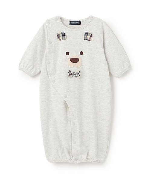 kladskap(クレードスコープ)の「アニマル2wayオール(ロンパース・キッズ・ネイビー/ホワイト系その他/黄緑系/マスタード・50-70cm)」の2枚目の写真