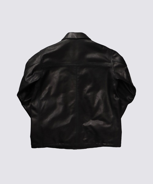 ジャケット・アウター Vintage cow leather car coat jacket XL COW LEATHER CAR COAT / 牛革 / カーコートジャケット（ライダース