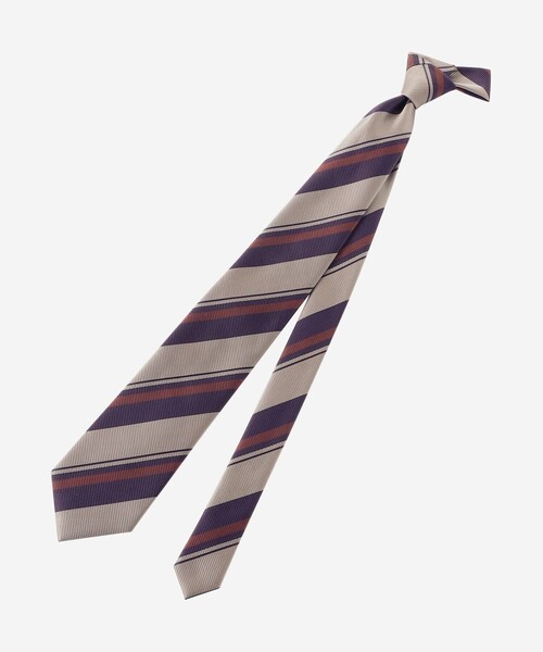 MACKINTOSH LONDON（マッキントッシュ ロンドン）の「レップオルタネイトストライプネクタイ（ネクタイ・メンズ・ベージュ系その他4/ブルー/ブラウン系その他5・FREE）」の2枚目の写真