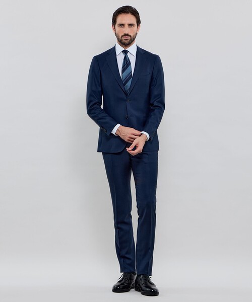 MACKINTOSH LONDON（マッキントッシュ ロンドン）の「レップオルタネイトストライプネクタイ（ネクタイ・メンズ・ベージュ系その他4/ブルー/ブラウン系その他5・FREE）」の6枚目の写真