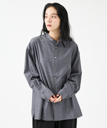 FORTUNA HOMME（フォルトゥナオム）の「【FORTUNA / フォルトゥナ】WOOLLY TECツイルシャツ/ウーリーテック/イージーケア/防シワシャツ/ユニセックス【WEB限定】（シャツ/ブラウス）」