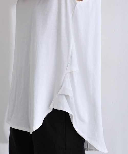 ElegChic(エレグシック)の「脇 タック ノースリーブトップス(タンクトップ・レディース・ホワイト/ベージュ/ブラック・M/XL/4L)」の18枚目の写真