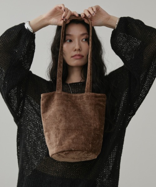 Aunt Marie's（アントマリーズ）の「ライトコーデュロイミニバッグ（トートバッグ・レディース・ブラウン/ピンク/ブラック・FREE）」の17枚目の写真