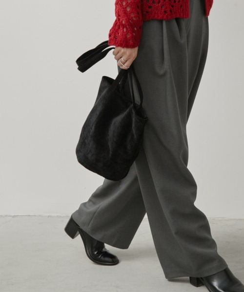 Aunt Marie's（アントマリーズ）の「ライトコーデュロイミニバッグ（トートバッグ・レディース・ブラウン/ピンク/ブラック・FREE）」の10枚目の写真