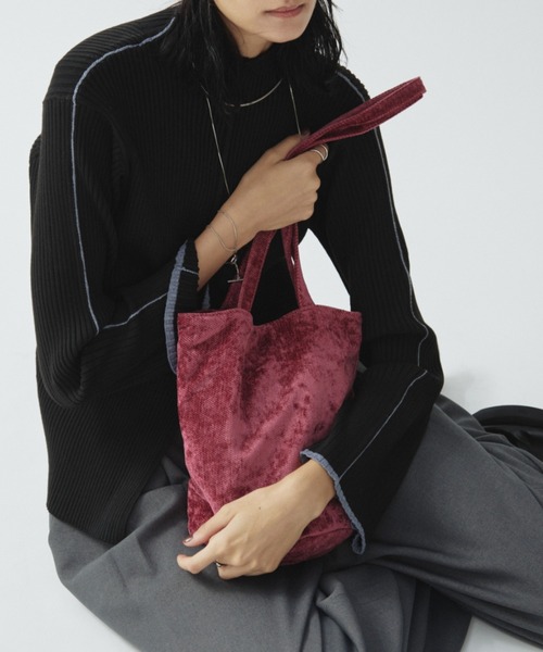 Aunt Marie's（アントマリーズ）の「ライトコーデュロイミニバッグ（トートバッグ・レディース・ブラウン/ピンク/ブラック・FREE）」の22枚目の写真