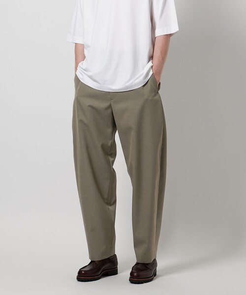 LOEFF ロエフ　ウールギャバ ボンタン パンツ 美品 LOEFF｜ウール ギャバ ボンタン パンツ 8814-202-0165-yo - Piu di