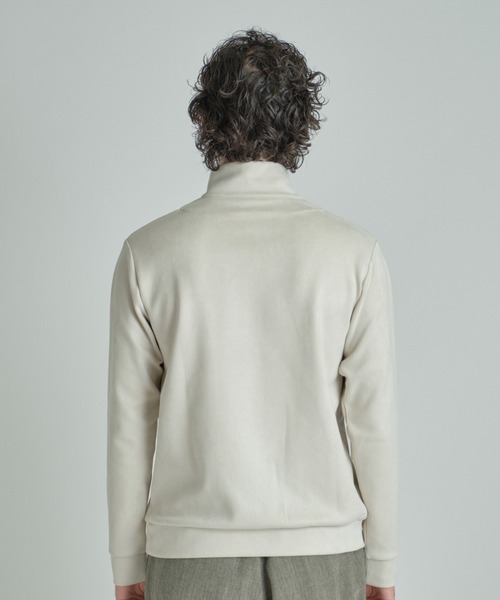 MEN'S BIGI（メンズビギ）の「スエードフェイクレイヤードプルオーバー（Tシャツ/カットソー・メンズ・グレー/オフホワイト/ブラック・02/01/03）」の6枚目の写真