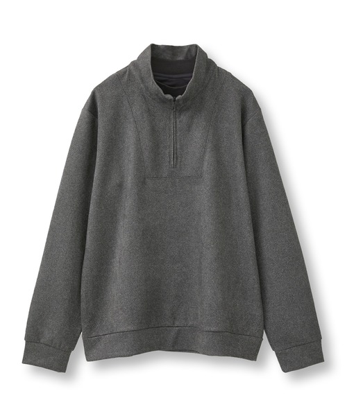 MEN'S BIGI(メンズビギ)の「スエードフェイクレイヤードプルオーバー(Tシャツ/カットソー・メンズ・グレー/オフホワイト/ブラック・02/01/03)」の19枚目の写真