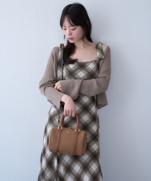 one after another NICE CLAUP(ワンアフターアナザーナイスクラップ)の「ビジューボタンベルスリーブカーディガン(カーディガン/ボレロ・レディース・アイボリー/ブラック/モカ/ピンク・FREE)」の17枚目の写真