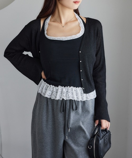 ブラック プリーツ 長袖カーディガン 楽天市場】メゾンマルジェラ Maison Margiela カーディガン si1ha0006