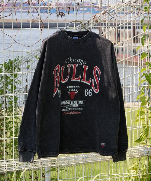 NBA/エヌビーエー 別注 チームロゴ刺繍/プリント ヴィンテージ加工