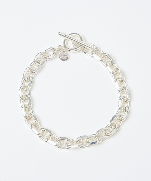 SHIPS（シップス）の「【WEB限定】SHIPS: シルバーコーティング チェーン ブレスレット（ブレスレット・メンズ・ホワイト系/ホワイト/ライトホワイト・ONE SIZE）」の5枚目の写真