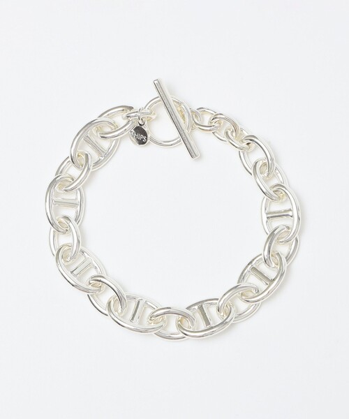 SHIPS（シップス）の「【WEB限定】SHIPS: シルバーコーティング チェーン ブレスレット（ブレスレット・メンズ・ホワイト系/ホワイト/ライトホワイト・ONE SIZE）」の6枚目の写真