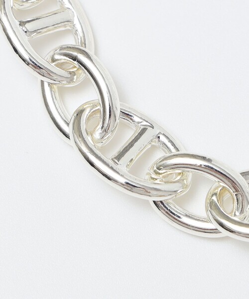 SHIPS（シップス）の「【WEB限定】SHIPS: シルバーコーティング チェーン ブレスレット（ブレスレット・メンズ・ホワイト系/ホワイト/ライトホワイト・ONE SIZE）」の8枚目の写真