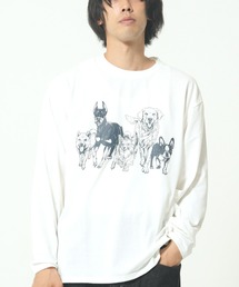 モノトーンアニマル柄ロンTEE(M1)