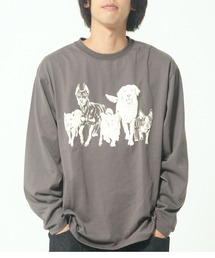 モノトーンアニマル柄ロンTEE(M1)