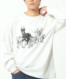 モノトーンアニマル柄ロンTEE(M1)