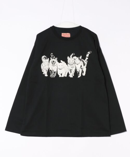 CORISCO(コリスコ)の「モノトーンアニマル柄ロンTEE(M1)(Tシャツ/カットソー・メンズ・オートミール/キナリ/グレー系1/ブラック系1/ブラック系2/ホワイト系1/ホワイト系2/グレー系2・MEDIUM/LARGE/X-LARGE)」の21枚目の写真
