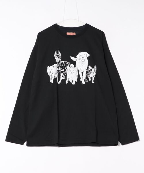 CORISCO(コリスコ)の「モノトーンアニマル柄ロンTEE(M1)(Tシャツ/カットソー・メンズ・オートミール/キナリ/グレー系1/ブラック系1/ブラック系2/ホワイト系1/ホワイト系2/グレー系2・MEDIUM/LARGE/X-LARGE)」の18枚目の写真