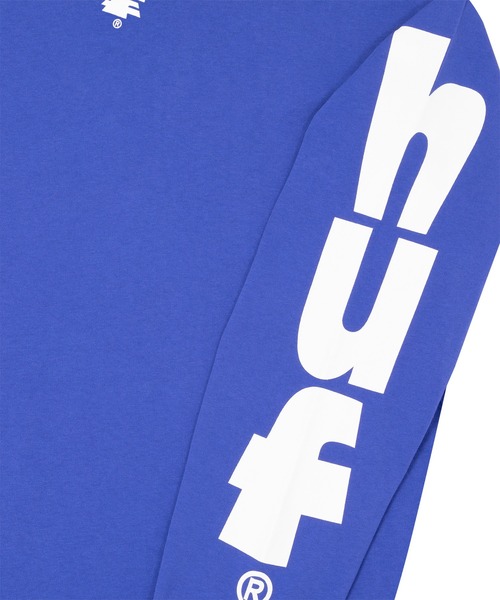 HUF（ハフ）の「MEGABLAST LS TEE（Tシャツ/カットソー・メンズ・ホワイト/ブラック/ブルー系その他/アッシュ/ネイビー・S/M/L/XL/XXL/XS）」の14枚目の写真