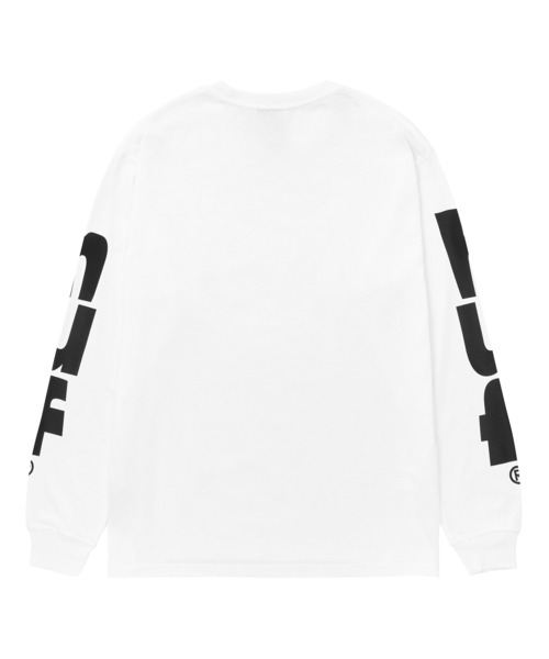 HUF（ハフ）の「MEGABLAST LS TEE（Tシャツ/カットソー・メンズ・ホワイト/ブラック/ブルー系その他/アッシュ/ネイビー・S/M/L/XL/XXL/XS）」の6枚目の写真