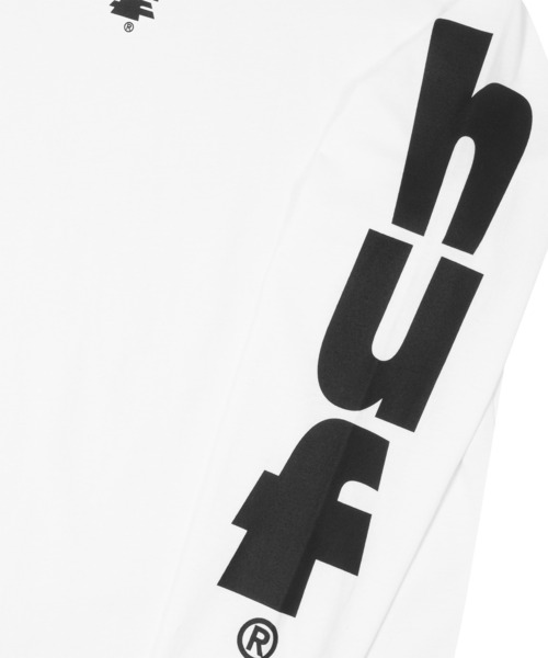 HUF（ハフ）の「MEGABLAST LS TEE（Tシャツ/カットソー・メンズ・ホワイト/ブラック/ブルー系その他/アッシュ/ネイビー・S/M/L/XL/XXL/XS）」の8枚目の写真