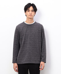 【セットアイテム】ニットジャージ プルオーバー+Tシャツ