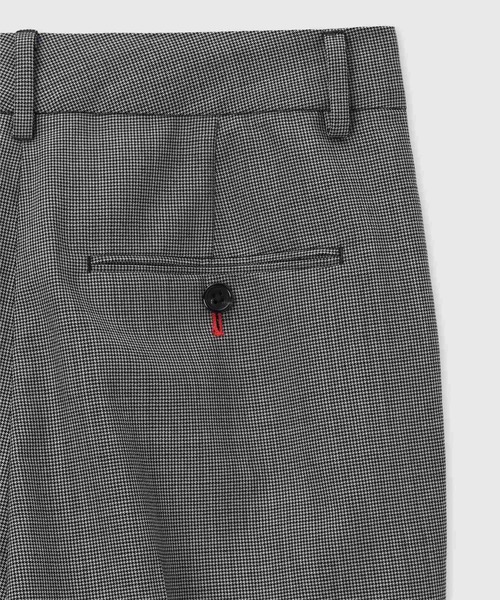 Paul Smith（ポールスミス）の「ウィメンズ マイクロ ハウンドトゥース テーパードパンツ / 255022 264TH（スラックス・レディース・グレー/ネイビー・40/38）」の5枚目の写真