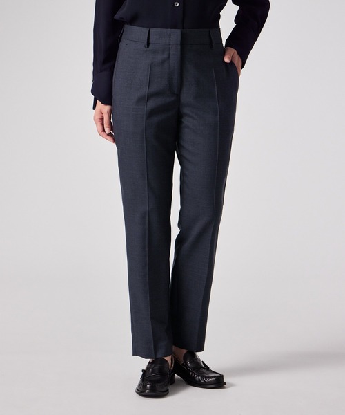 Paul Smith（ポールスミス）の「ウィメンズ マイクロ ハウンドトゥース テーパードパンツ / 255022 264TH（スラックス・レディース・グレー/ネイビー・40/38）」の8枚目の写真