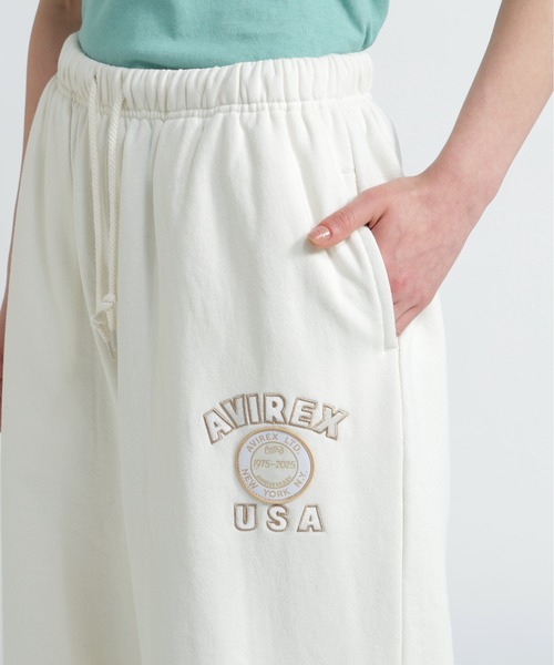 AVIREX(アヴィレックス)の「《直営店限定》AVIREX 50th VARSITY PANTS/バーシティーパンツ(スウェットパンツ・レディース・エンジ/チャコールグレー/オフホワイト・S/M)」の16枚目の写真
