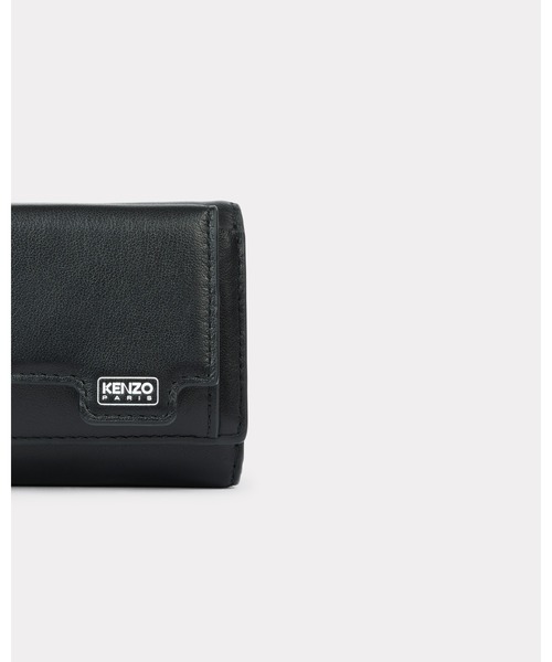 KENZO（ケンゾー）の「'KENZO Tab' レザー 三つ折り ウォレット（財布・メンズ・ブラック系その他・ONE SIZE）」の2枚目の写真