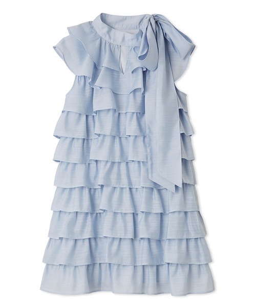 セール】フリルボウタイミニドレス（ドレス）｜LILY BROWN（リリー