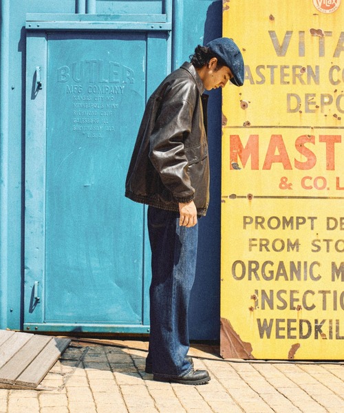 niko and...（ニコアンド）の「フェイクレザーブルゾン（ブルゾン・メンズ・ブラック/ダークブラウン・MEDIUM/LARGE）」の9枚目の写真