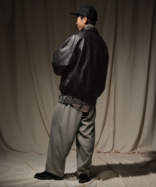 フェイクレザーブルゾン（ブルゾン）｜niko and（ニコアンド