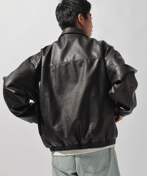 フェイクレザーブルゾン(ブルゾン)|niko and(ニコアンド)の フェイクレザーブルゾン(ブルゾン)|niko and(ニコアンド)の