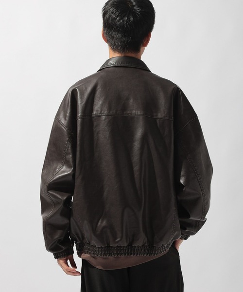 フェイクレザーブルゾン（ブルゾン）｜niko and（ニコアンド