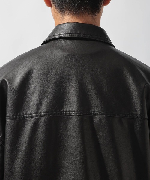 フェイクレザーブルゾン（ブルゾン）｜niko and（ニコアンド）の