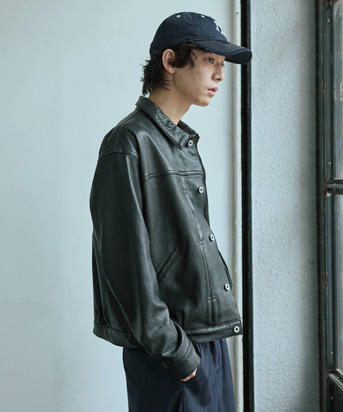 JOURNAL STANDARD ラムレザー　トラッカージャケット JOURNAL STANDARD 革ジャン ライダース ニュージーランド